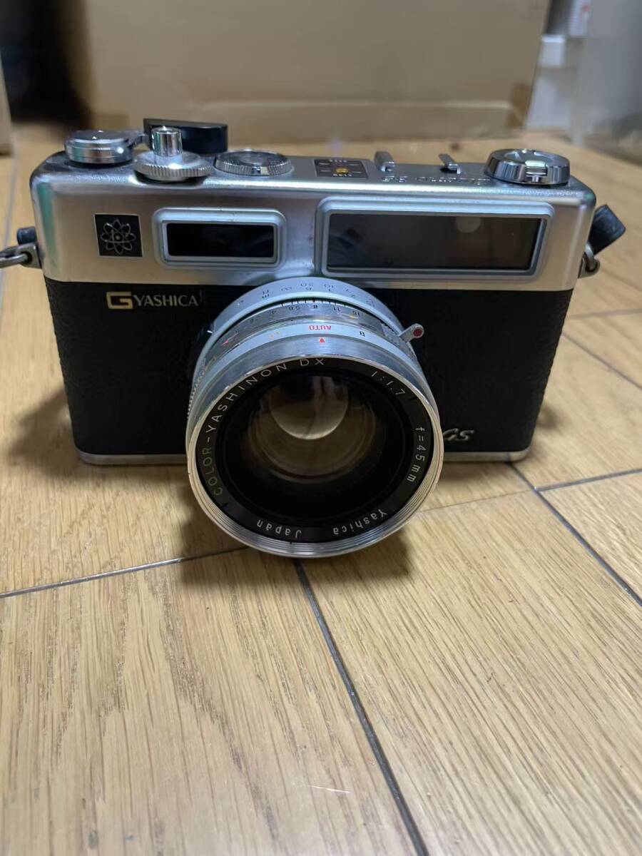  YASHICA Electro 35 GS COLOR YASHINON DX 45mm F1.7 レンジファインダー フィルムカメラ 現状品 ヤシカ-41