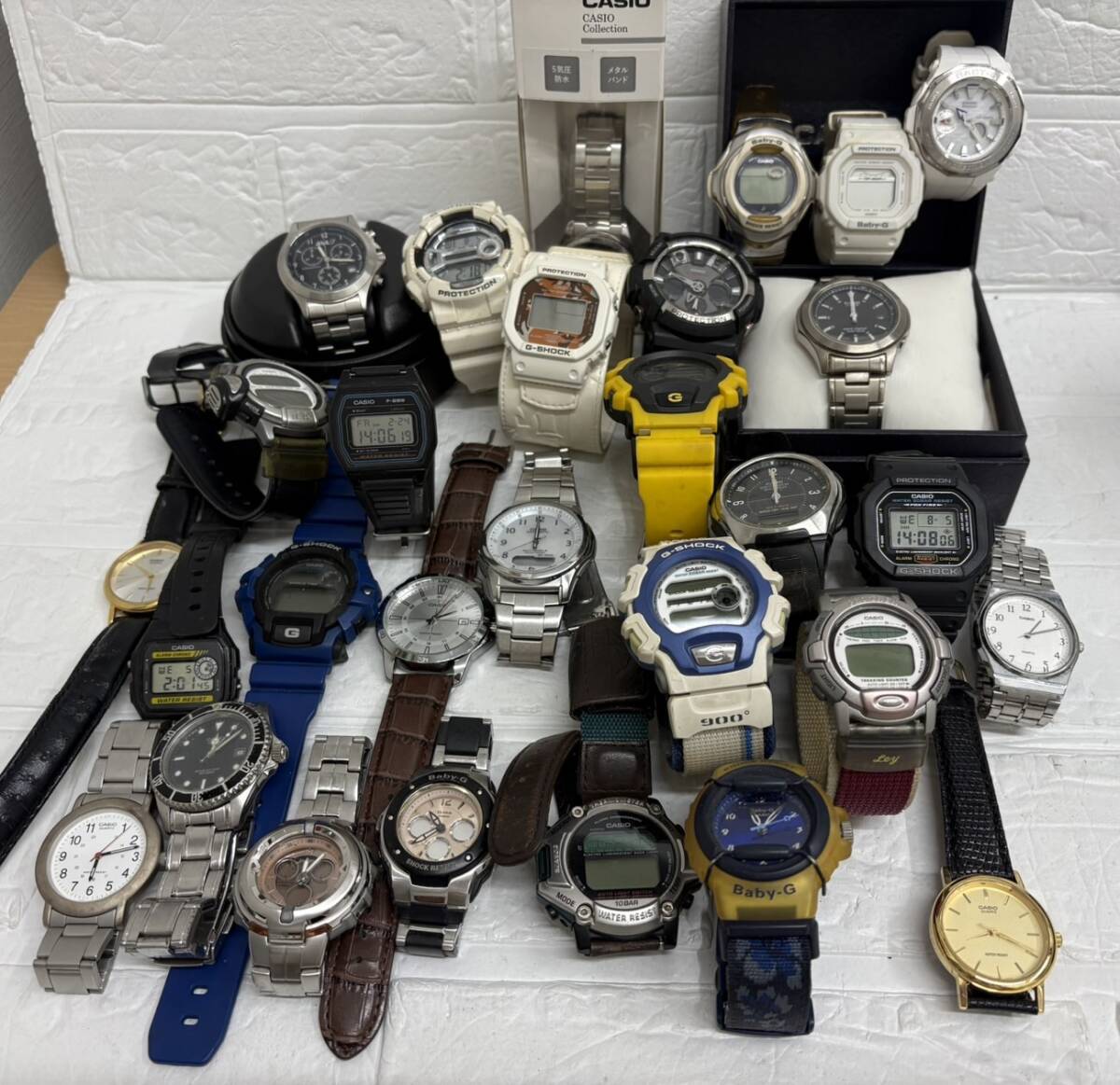 【2943 0805】中古品　CASIO 時計　まとめ売り　G-SHOCK 稼働品　不動品　メンズ　レディース　腕時計