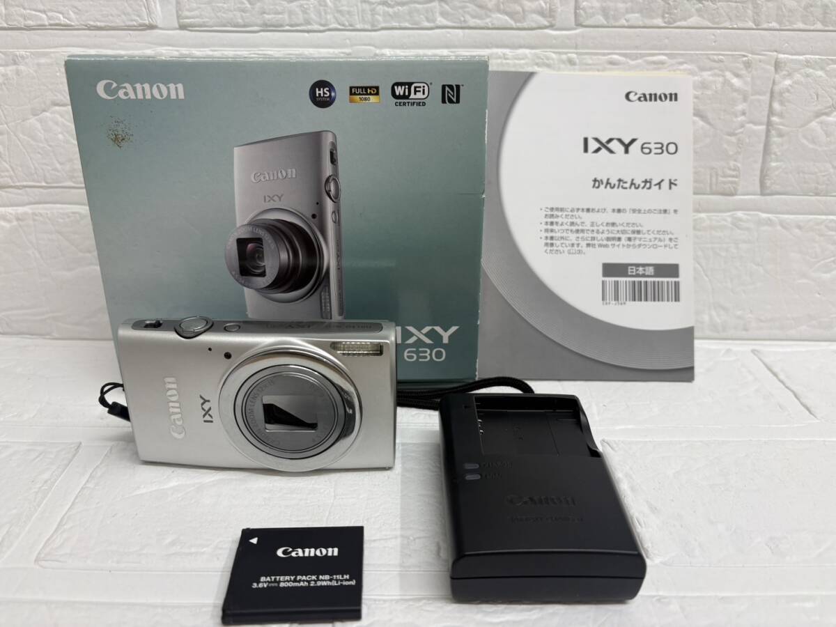 【2743 0804】Canon IXY630 コンパクトデジタルカメラ　通電確認済み　箱付き　中古品