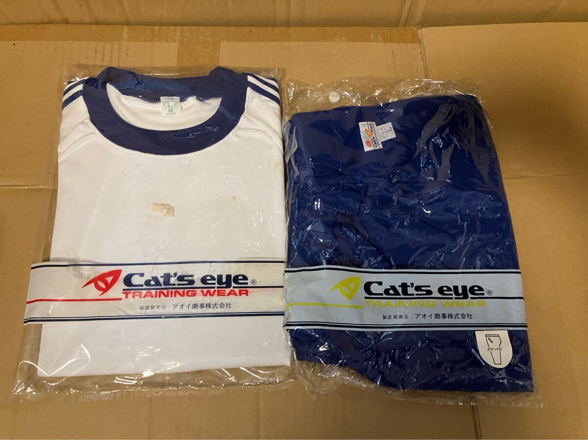 新品未開封　cat's eye アオイ商事株式会社　半袖　Mサイズ　半ズボン Sサイズ　2点セット｛tm136