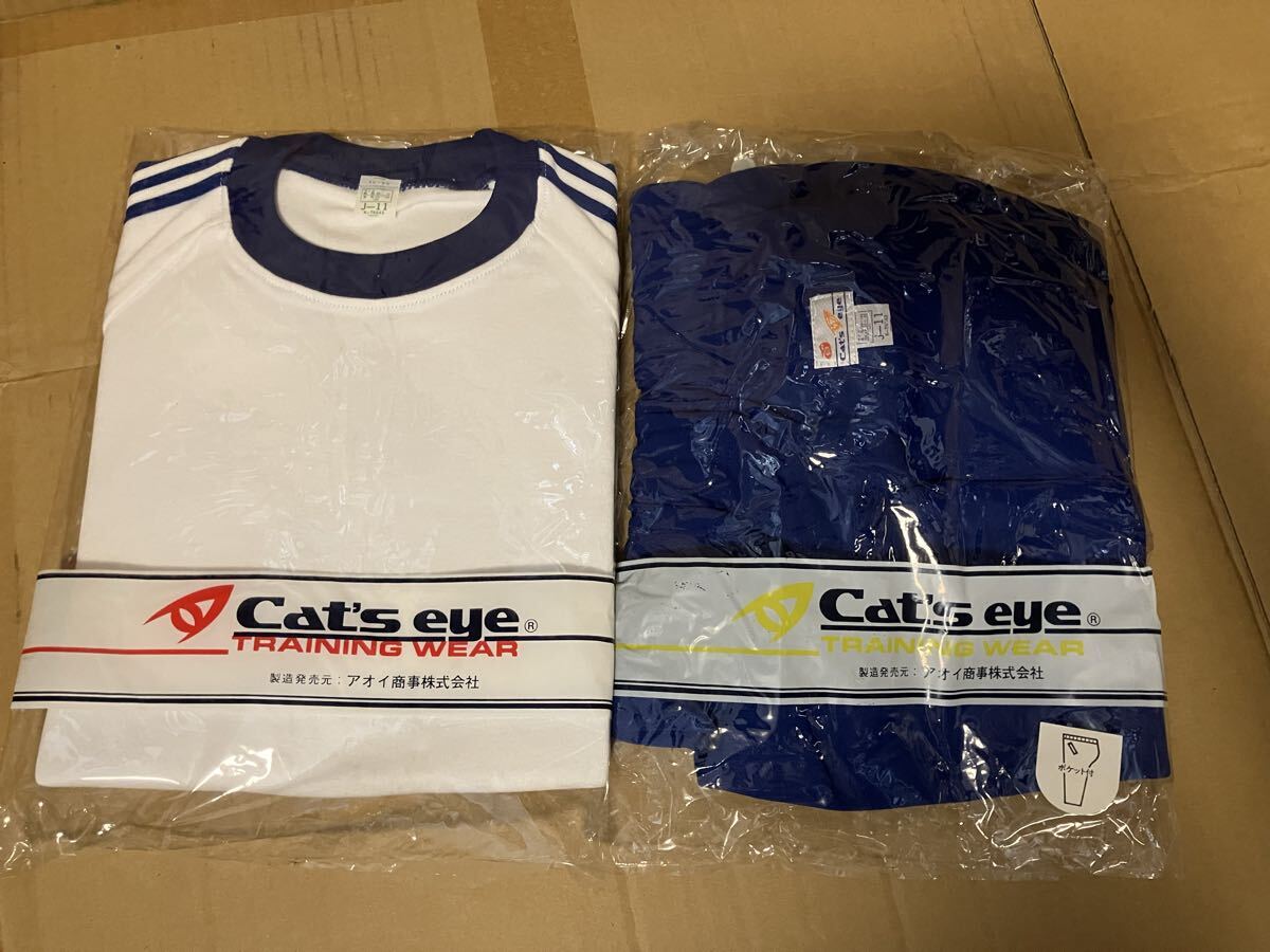 新品未開封　cat's eye アオイ商事株式会社　J-11 140 半袖　半ズボン 2点セット｛tm135