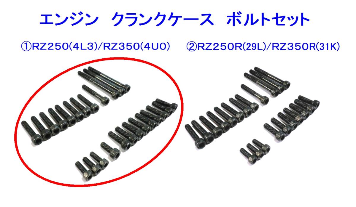 ★RZ250/RZ350 エンジン クランクケースカバー ＳＣＭソケットボルト ☆2/ 4L3/4U0/RZ250R/29L/RZ350R/31K/51L