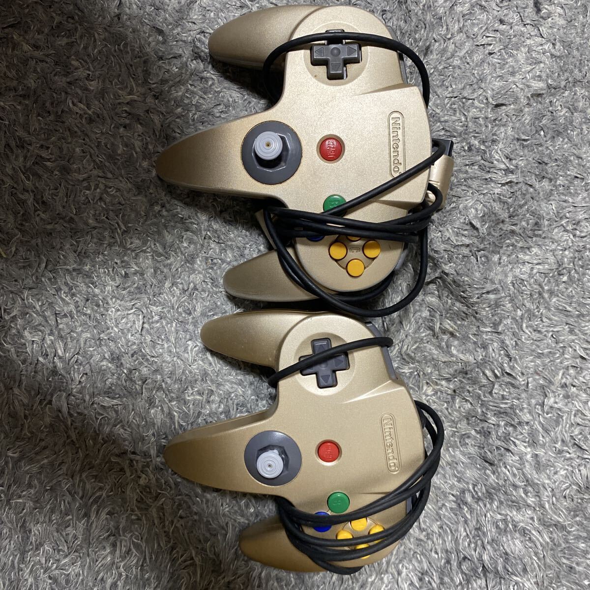 ニンテンドー64 コントローラー ゴールド 2個セット 金色 任天堂 NINTENDO64