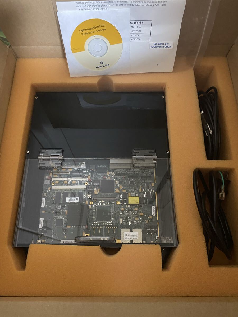 希少 未使用 Wind River SBC PQ8260 シングルボードコンピューター　開発ボード　ケース　PS付き　wind river