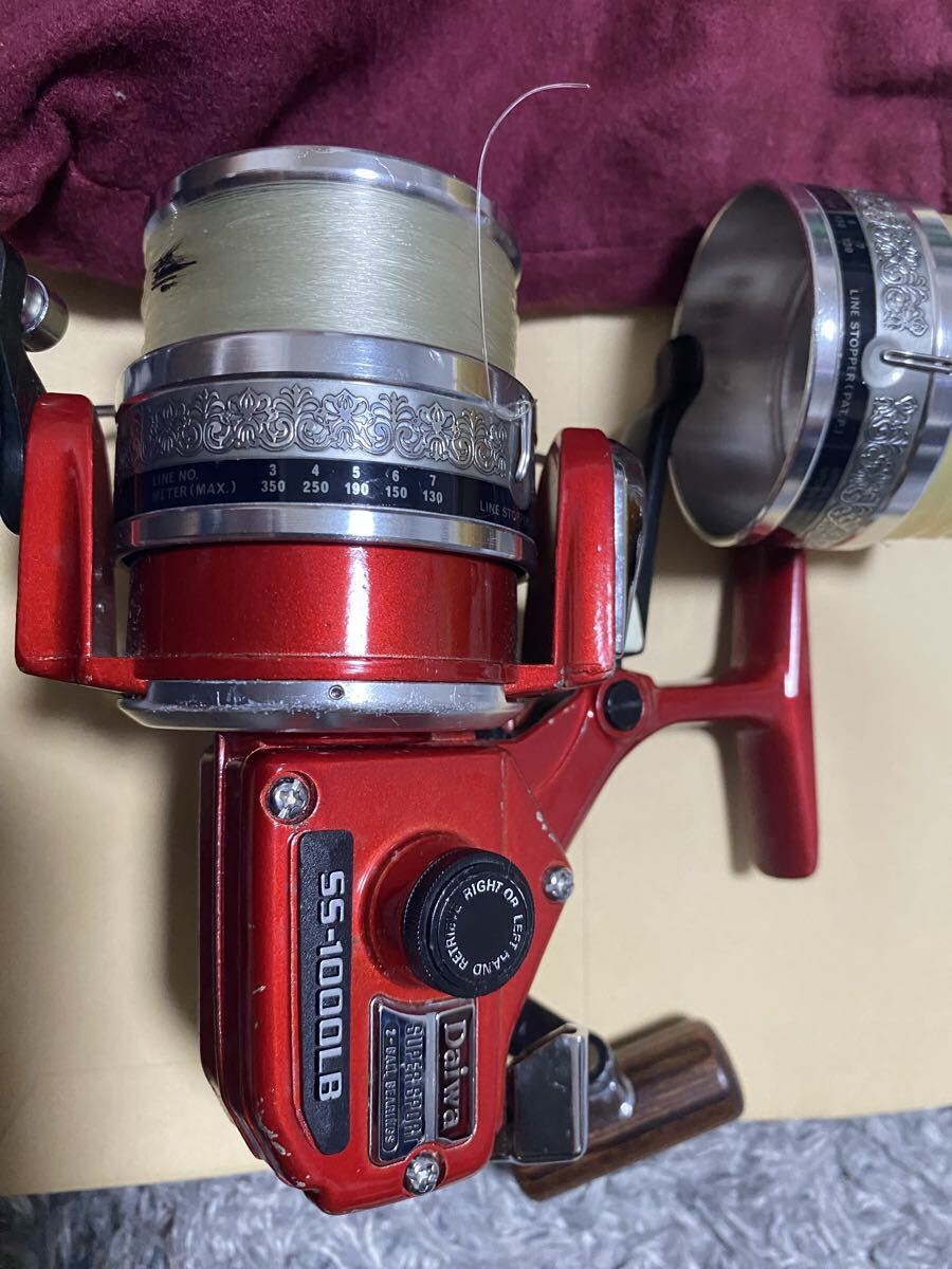 ダイワ Daiwa SUPER SPORT SS-1000LB リール 釣具 レッド DAIWA オールドダイワ
