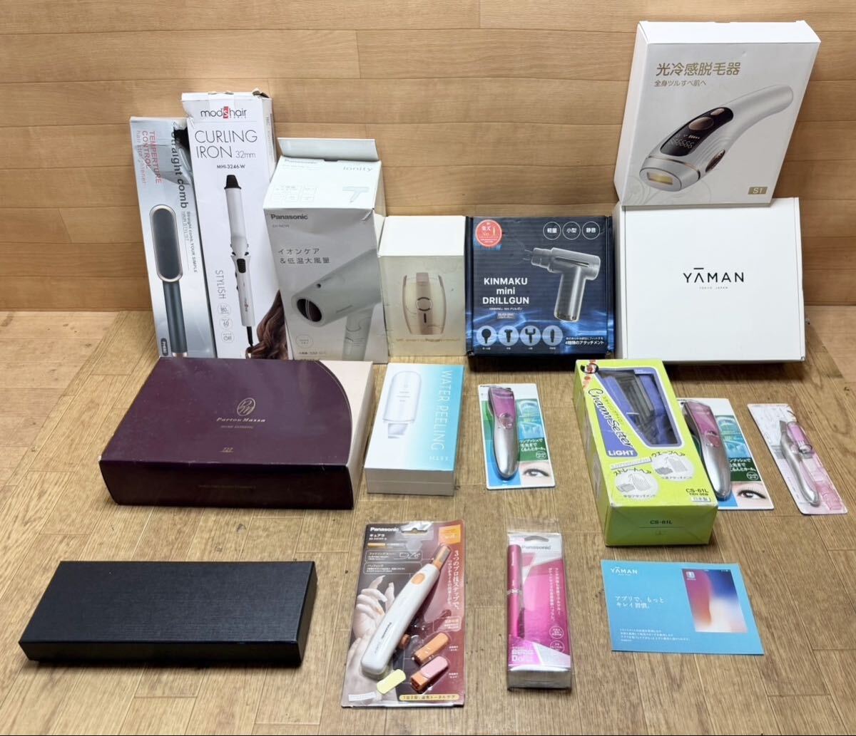 未使用 あり YA‐MAN ヤーマン 除毛 脱毛器 パナソニック EH-NE5N ME スマートエピレーションプレミアム 等 大量 まとめて 16点 B1