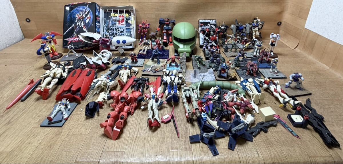機動戦士ガンダム ジオラマ シャア ガンプラ テッカマン プラモデル フィギュア 等 まとめて 40点 B3
