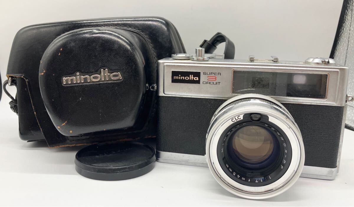 Minolta Hi-Matic 11 レンジファインダー フイルム カメラ ミノルタ 45mm f/1.7 Rokkor-PFレンズ レトロ ヴィンテージ ④