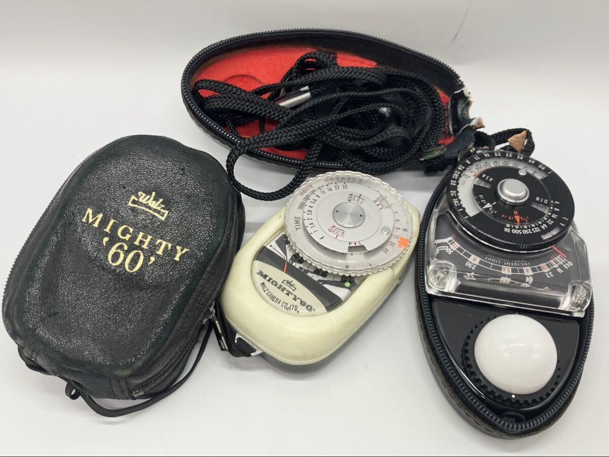 セコニック スタジオデラックス L-28c 露出計 MIGHTY60 まとめて 2点 ⑤