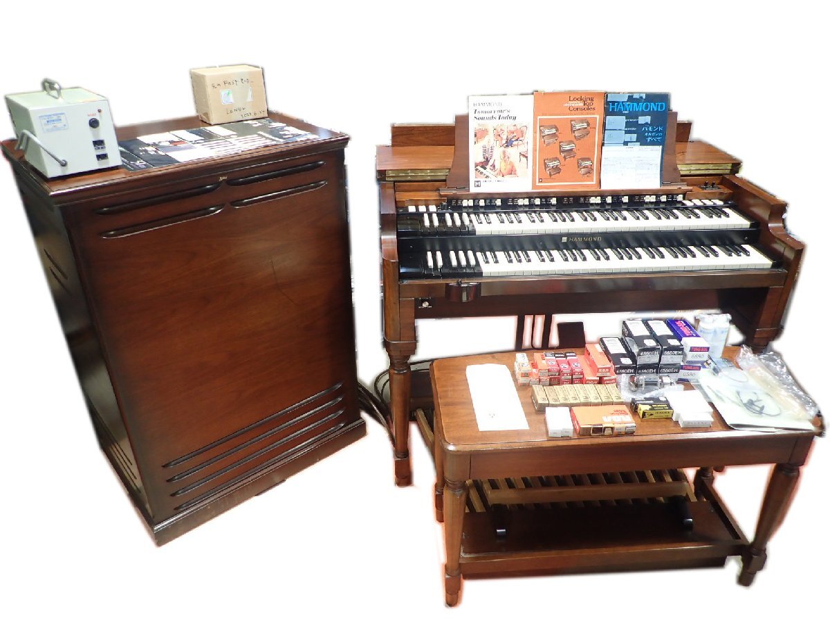 動作品 HAMMOND B-3(1973年)+Leslie 122RV(1974年)/ジャズオルガン巨匠3名サイン有/米国製ビンテージ管・厳選管多数/2023年整備品/ハモンド