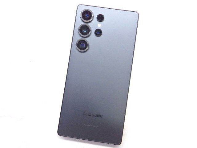美品 サムスン Galaxy S25 Ultra SM-S938Q 256GB チタニウムブラック Sペン■SIMフリー スマホ スマートフォン 本体