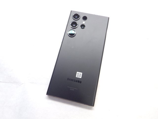 サムスン Galaxy S23 Ultra SCG20 SM-5918J ブラック ■ジャンク/PINコード不明■部品取り用 スマホ スマートフォン 本体