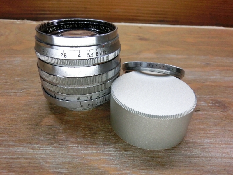 6060 Canon LENS 50mm 1.8 I型 ライカ L39マウント Lマウント 標準レンズ オールドレンズ