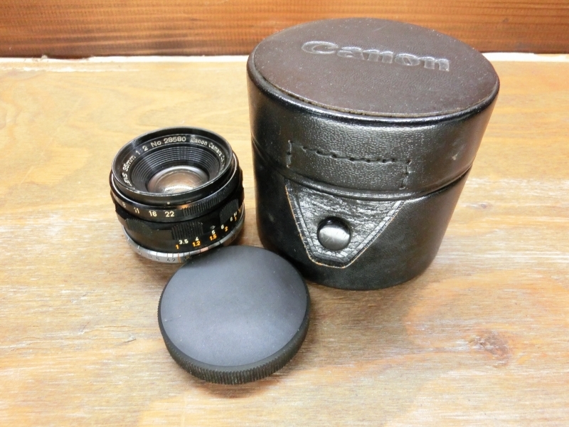 6077 Canon LENS 35mm F2 ライカ L39マウント Lマウント 広角レンズ オールドレンズ