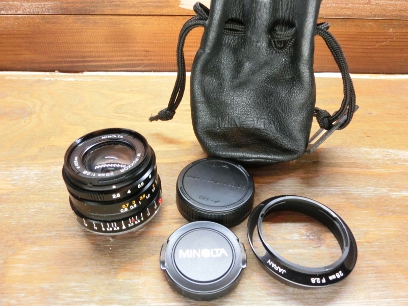 6080 ミノルタ MINOLTA M-ROKKOR 28mm 2.8 Mマウント 広角レンズ オールドレンズ