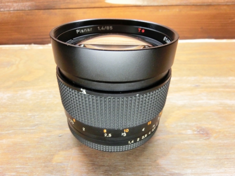 6086 Contax Planar 85mm 1.4 AEG プラナー ヤシコン 中望遠レンズ オールドレンズ 