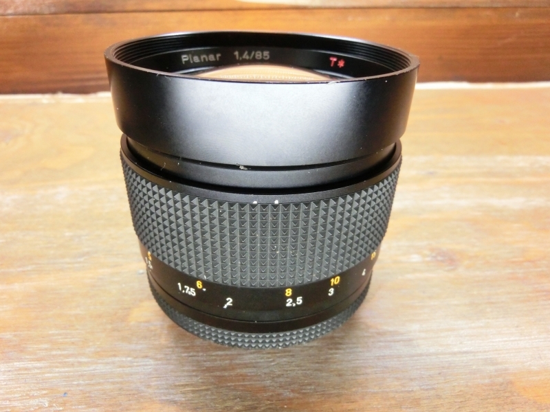 6087 Contax Planar 85mm 1.4 AEG プラナー ヤシコン 中望遠レンズ オールドレンズ 
