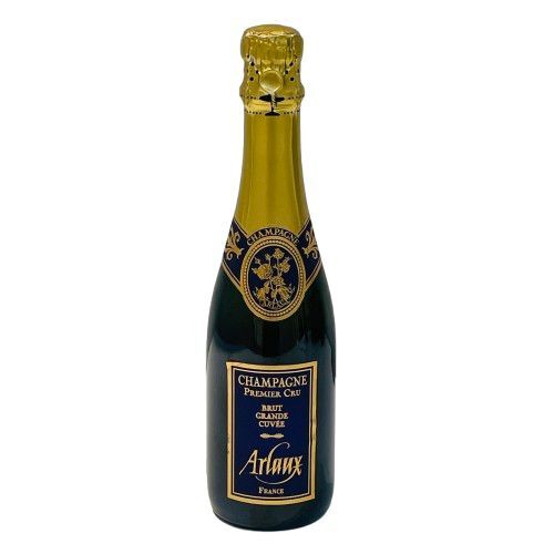 【Arlaux/アルロー】シャンパン ブリュット・グラン・キュヴェ ハーフボトル 375ml 12% 2004 ロット No.111-0 未開栓★67740