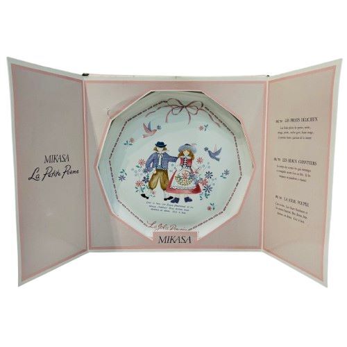 【MIKASA/ミカサ】La Petite Poeme 八角形 お皿 プレート 陶磁器製 食器 レトロ★