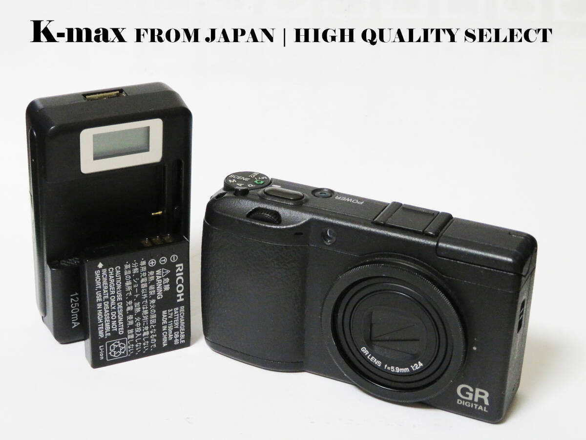 【極上美品】 Ricoh GR DIGITAL II Black 正常動作品 [Top Mint] Y2K CCD Sensor Classic #5006