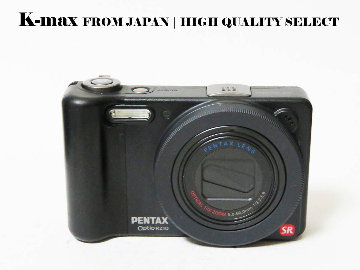 【極上美品】 Pentax Optio RZ10 Black 正常動作品 [Top Mint] Y2K CCD Sensor Classic #5007