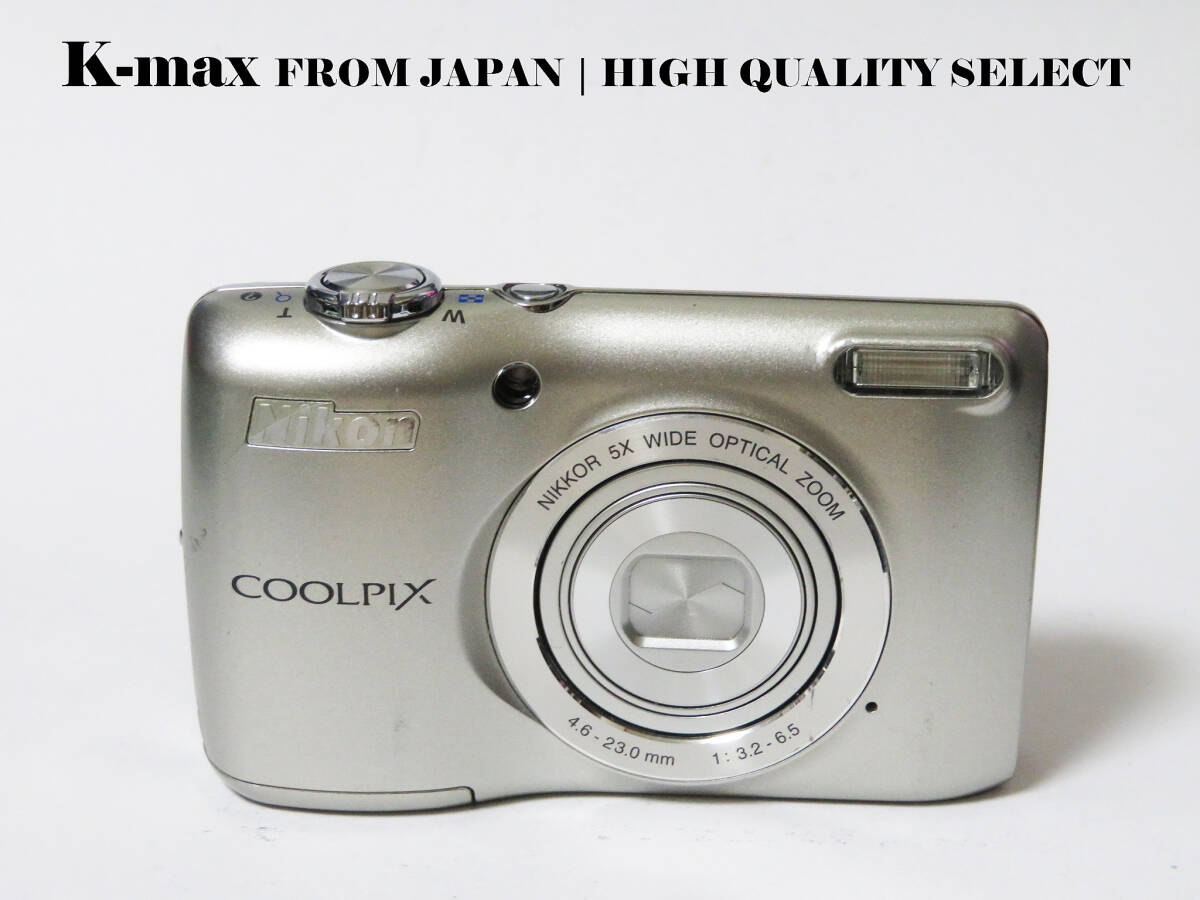 【極上美品】 Nikon Coolpix L26 Silver 正常動作品 [Top Mint] Y2K Compact Digital Camera #5069