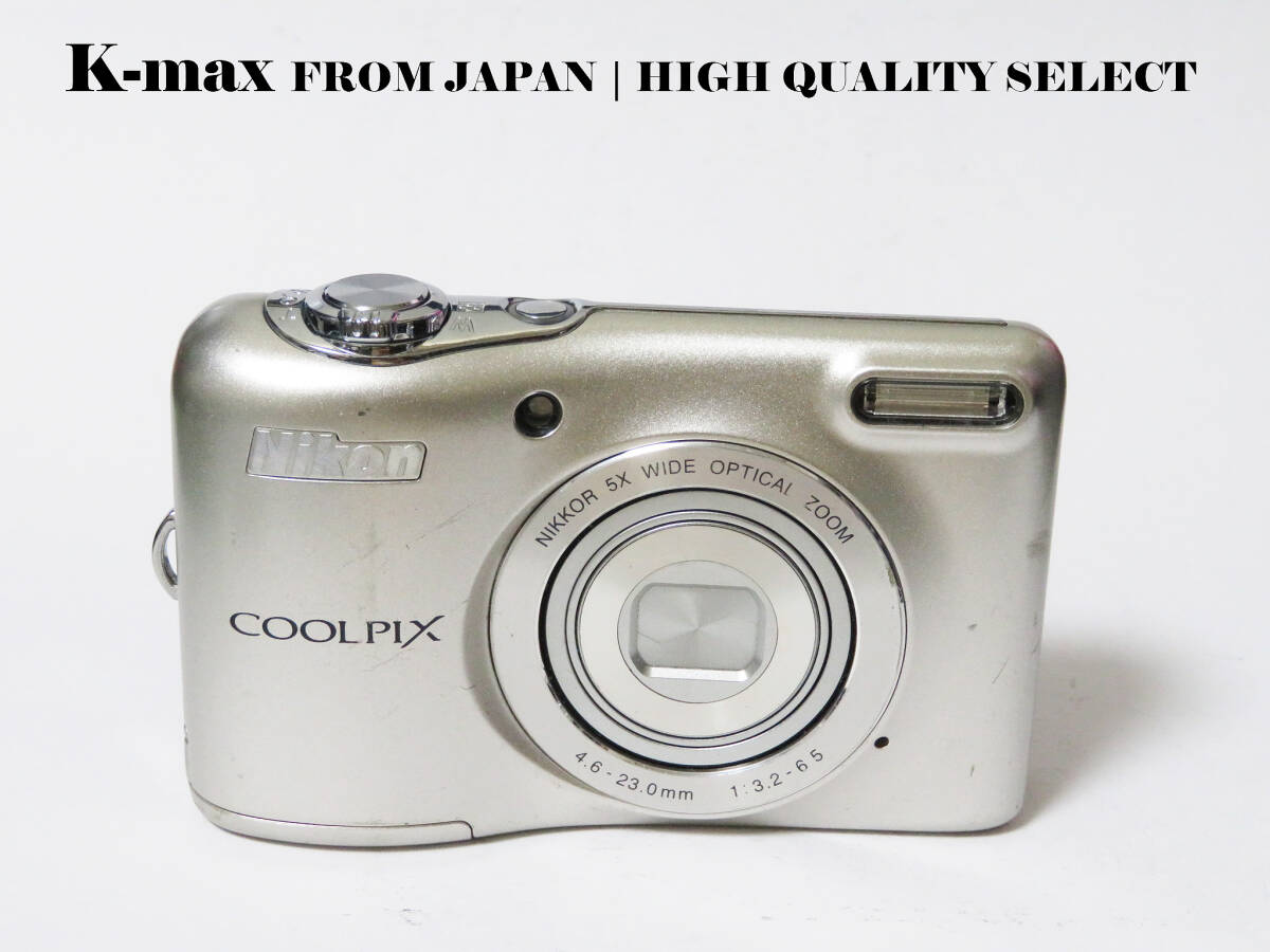 【極上美品】 Nikon Coolpix L30 Silver 正常動作品 [Top Mint] Y2K Compact Digital Camera #5070