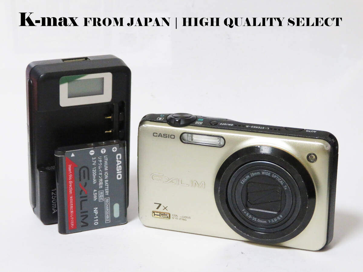 【極上美品】 Casio Exilim EX-ZR15 Gold 正常動作品 [Top Mint] Y2K Compact Digital Camera #5208