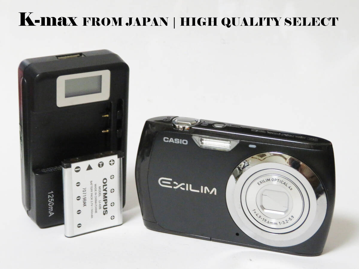 【極上美品】 Casio Exilim EX-Z370 Black 正常動作品 [Top Mint] Y2K Compact Digital Camera #5220