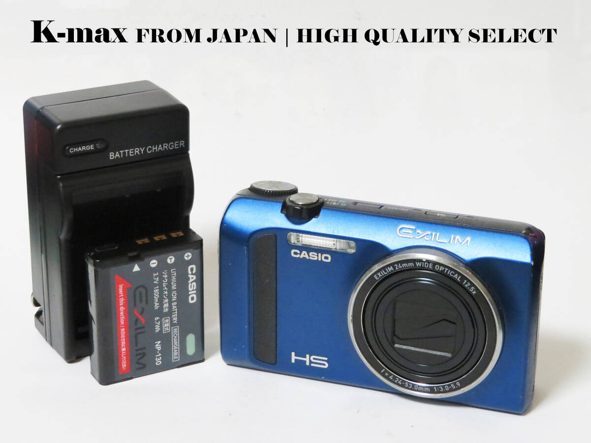 【極上美品】 Casio Exilim EX-ZR410 Blue 正常動作品 [Top Mint] Y2K Compact Digital Camera #5223
