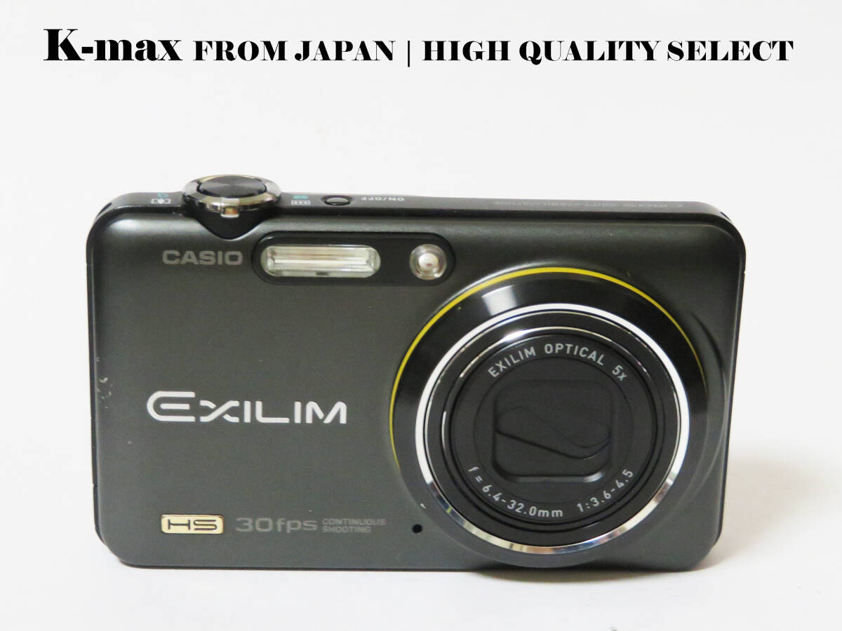 訳あり品 【極上美品】 Casio Exilim EX-FC100 Black 正常動作品 [Top Mint] Y2K Compact Digital Camera #5274