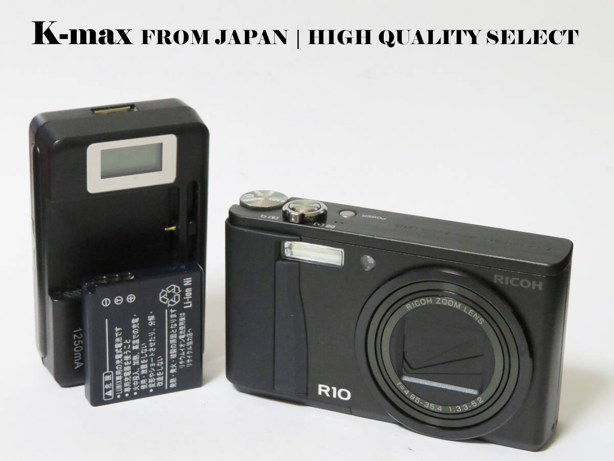 【極上美品】 RICOH R10 Black 正常動作品 [Top Mint] Y2K Compact Digital Camera #5366