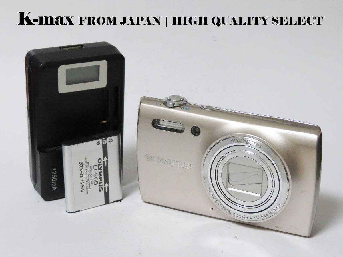 【極上美品】 OLYMPUS VH-515 Silver 8x光学ズーム 正常動作品 [Top Mint] Y2K Compact #5396