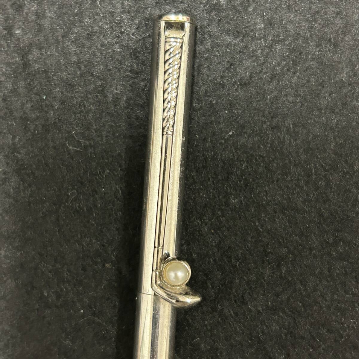 ★☆MIKIMOTO ボールペン ミキモト　ゴルフ　パターモチーフ　1粒パール付き 筆記確認済み　筆記用具 #19622☆★