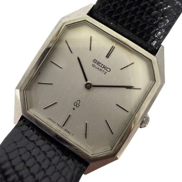 ♪【SEIKO/セイコー】7820-5440 QZ Chariot/シャリオ オクタゴン 八角形 腕時計★19162