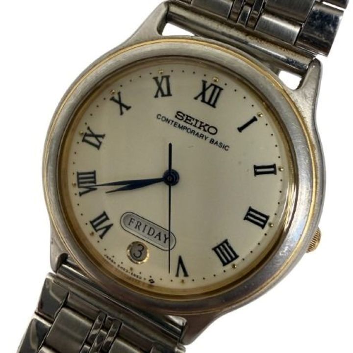 ♪【SEIKO/セイコー】5H23-6B90 CONTEMPORARY BASIC/コンテンポラリーベーシック メンズ QZ 腕時計★19164