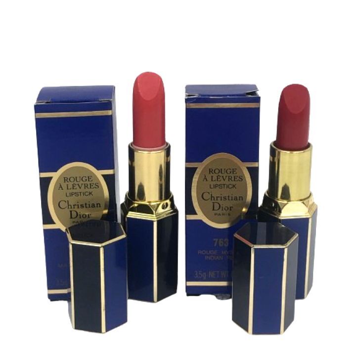 ▲【Christian Dior/クリスチャンディオール】ROUGE MYSORE 763&ROUGE A LEVRES 563 口紅リップスティック 2本セット★6633