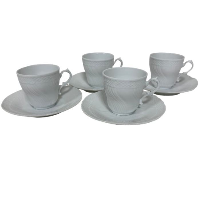 ♪【Richard Ginori/リチャードジノリ】ベッキオホワイト カップ＆ソーサー 4客セット 白磁 食器★