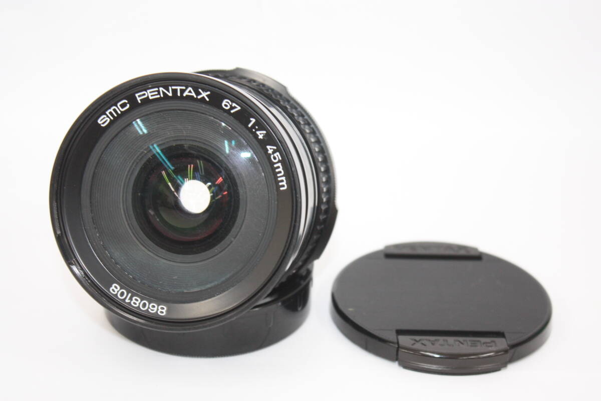 2 中古 SMC PENTAX 67 1:4 45mm 中判 LENS ペンタックス 6×7 ジャンク品扱い 1円スタート