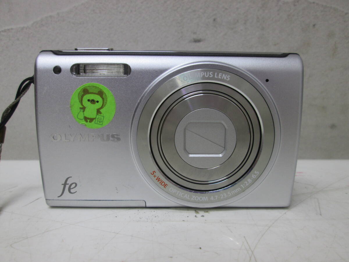 (37)♪OLYMPUS オリンパス FE-5050 デジタルカメラ バッテリー欠品 通電・動作確認済み