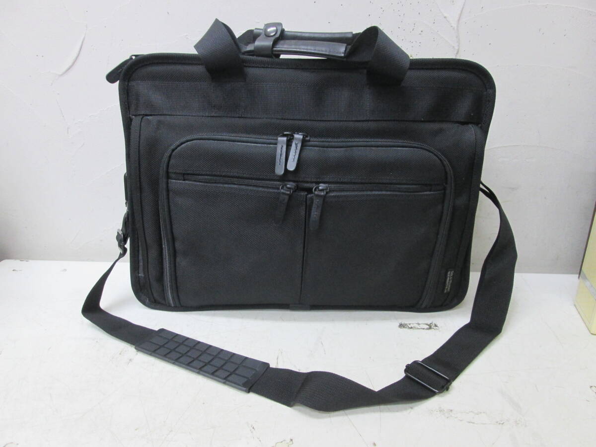 (37)♪SOLO TOURIST メンズ ブリーフケース 書類バッグ PC ビジネスバッグ 2WAY サイズ約32×43×13cm ブラック ナイロン　　 