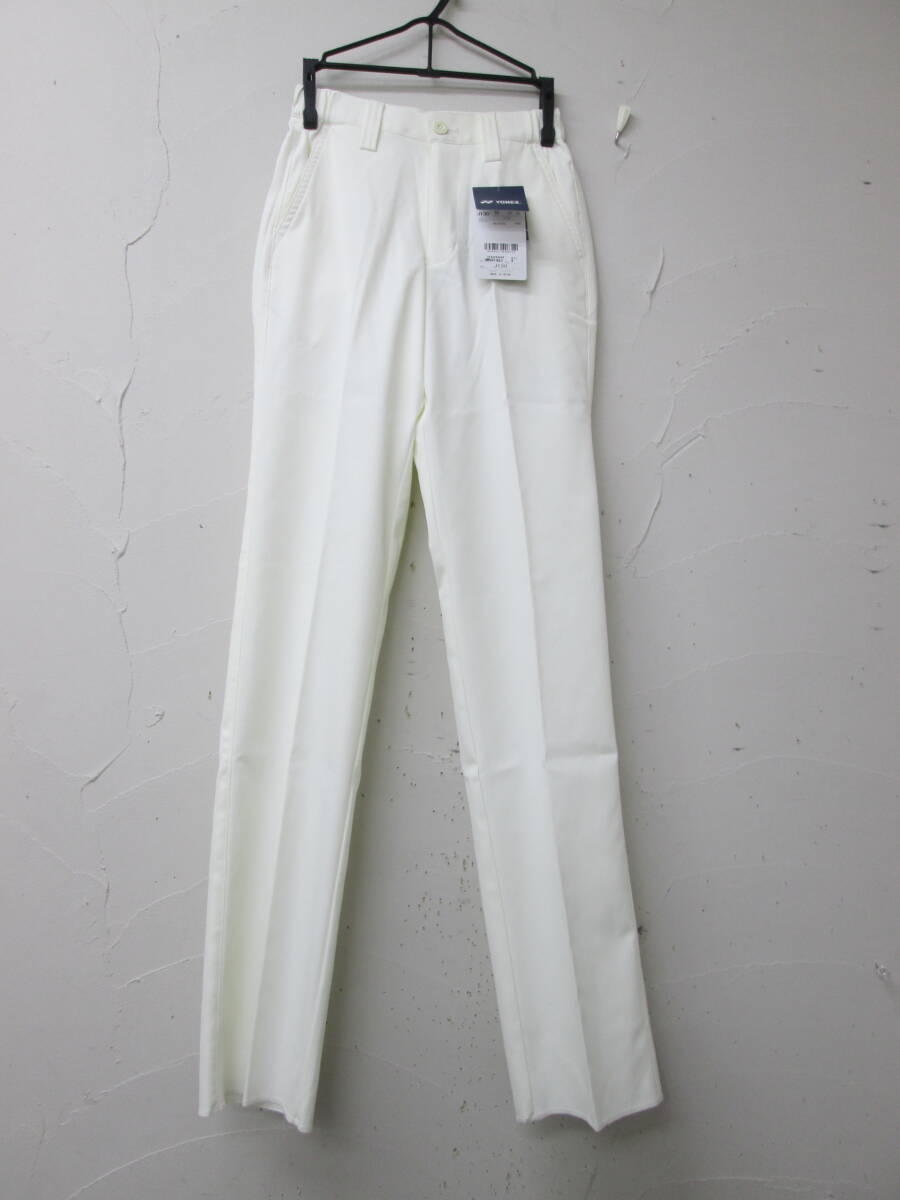 (39)♪ヨネックス YONEX ジュニア ノータックパンツ GWS4142J サイズJ130 ホワイト タグ付き 未使用 春夏物