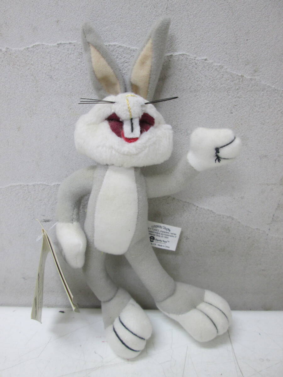 (39)♪ワーナーブラザーズ WB バックスバニー ぬいぐるみ 全長約21cm タグ付き 