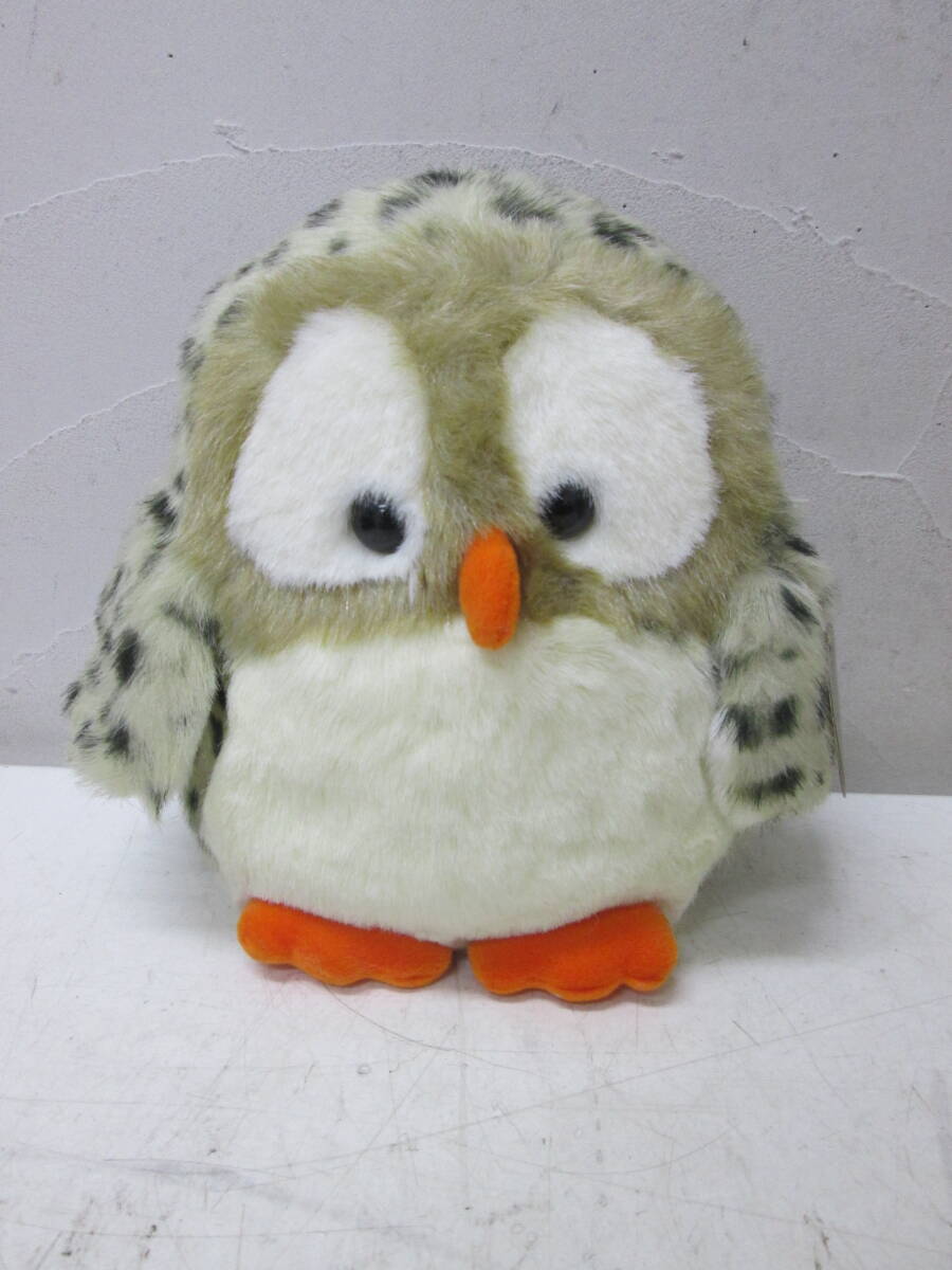 (39)♪HIROKUNHOUSE ヒロクンハウス ふくろう ぬいぐるみ フクロウ 梟 人形 全長約26cm タグ付き 未使用