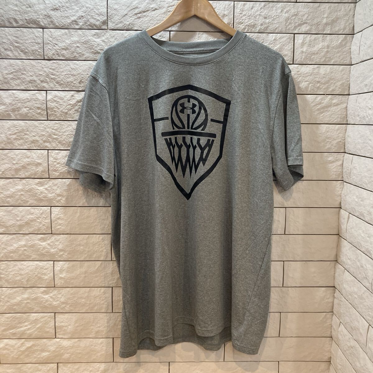 LOOSE Tシャツ　3XLサイズ　グレー 半袖　UNDER ARMOUR アンダーアーマー【T23647（154）】（8）