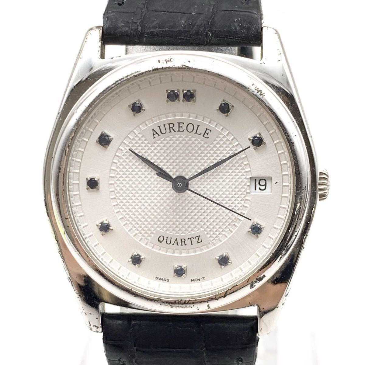 FN20245M AUREOLE オレオール SILVER 925 QUARTZ クォーツ 時計 腕時計 現状出品