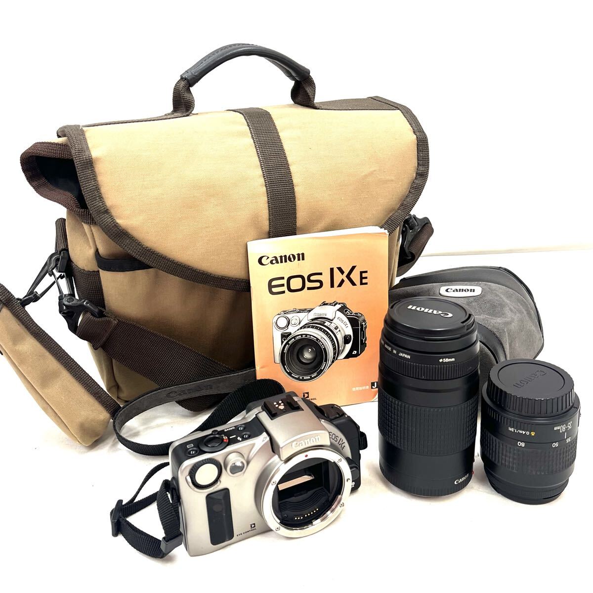 FN20257H Canon キャノン EOS IX E カメラ フィルムカメラ 一眼レフフィルムカメラ レンズ まとめ売り