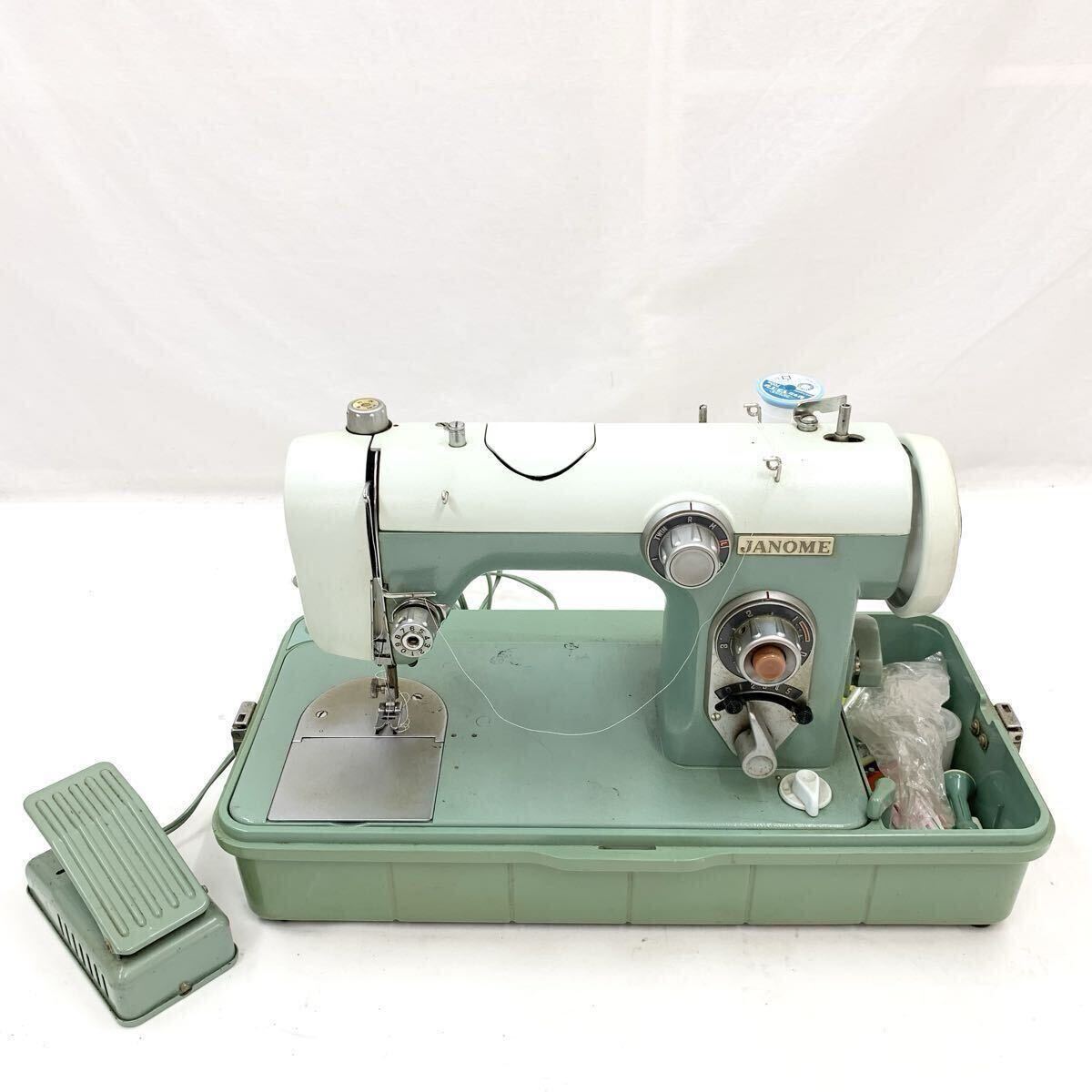 FN20270M【1000円スタート】JANOME ジャノメ MODEL 670 ミシン 足踏みミシン 裁縫 手芸 ハンドメイド 現状出品