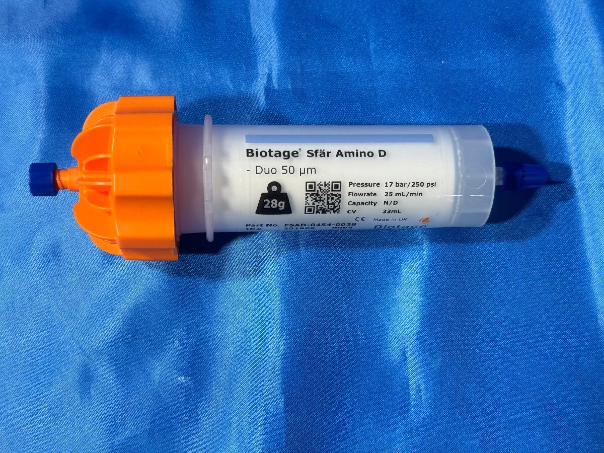 3137-17【Biotage】Flash用プレパックドカラムBiotage Sfar　型番：Amino D Duo50μm　※送料無料