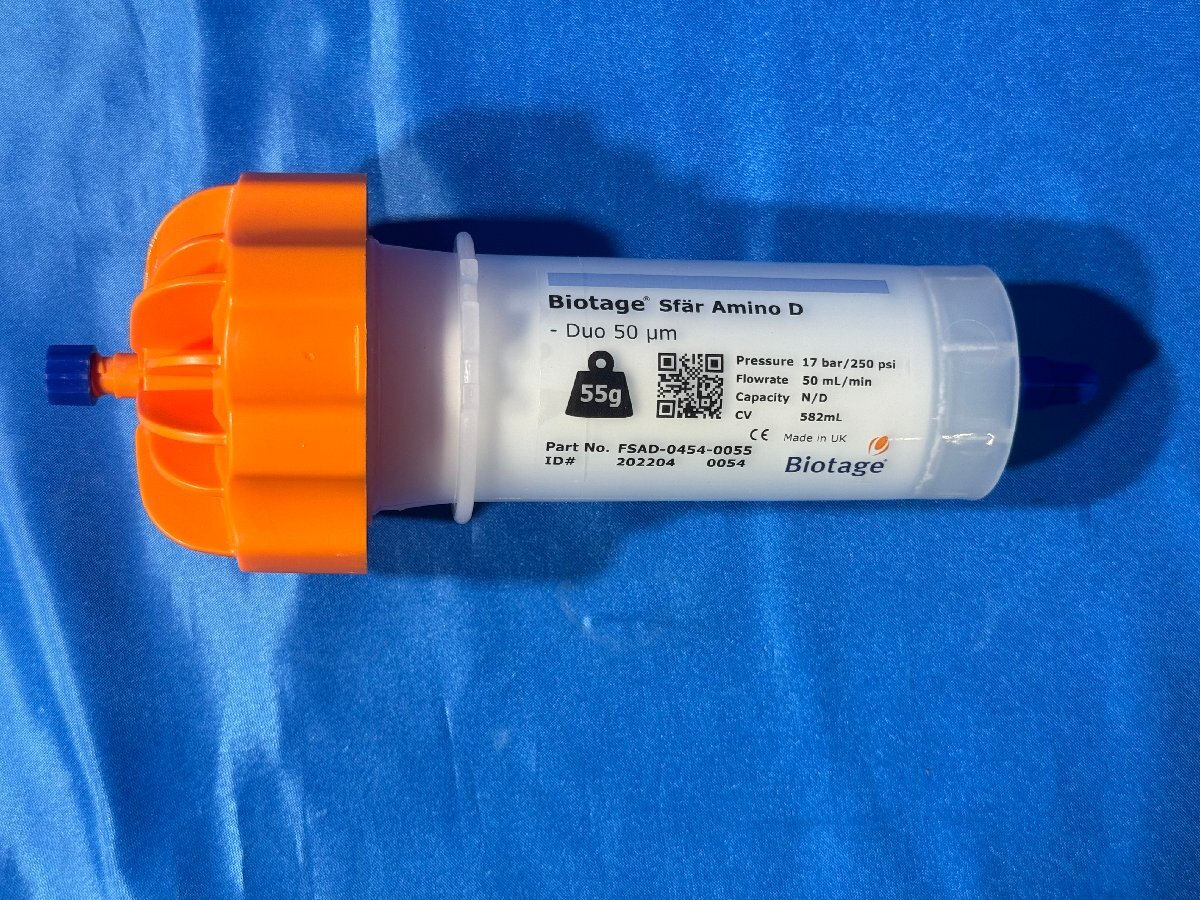 3137-21【Biotage】Flash用プレパックドカラムBiotage Sfar　型番：Amino D Duo50μm　※送料無料